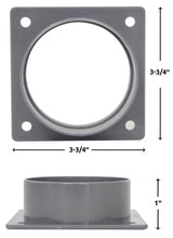 Load image into Gallery viewer, Spectre Air Duct/Intake Tube Mounting Plate 3in. Outlet
