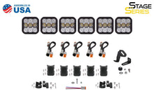 Load image into Gallery viewer, Diode Dynamics SS5 Sport Universal CrossLink 6-Pod Lightbar - White Combo