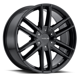Raceline 158B Impulse 20x8.5in / 5x110/5x115 BP / 15mm Offset / 72.62mm Bore - Gloss Black Wheel