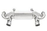 SOUL 2020+ Porsche 718 GT4 / Spyder / GTS 4.0L Valved Exhaust - Sig Satin Straight Cut Tips - No VC