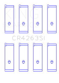 King Engine Bearings Toyota 1ZZ-FE Rod Bearing Set - Size +.25mm