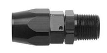 Load image into Gallery viewer, Fragola -8AN Straight Hose End x 3/8 NPT - Black