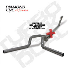 Load image into Gallery viewer, Diamond Eye KIT 4in Turbo Back MFLR RPLCMENT PIPE DUAL SS: 94-02 DODGE CUMMINS 5.9L