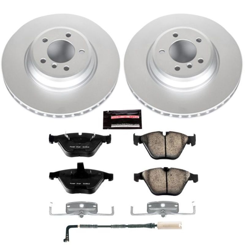 Power Stop 2009 BMW 335i xDrive Front Z23 Evolution Sport Coated Brake Kit