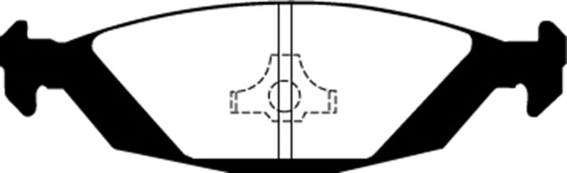 EBC 88-90 Saab 900 2.0 Greenstuff Rear Brake Pads