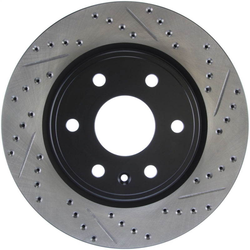 StopTech 07-10 Buick Enclave / 09-10 Chevrolet Traverse Slotted & Drilled Left Front Rotor