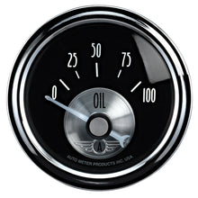 Load image into Gallery viewer, Autometer Prestige Series 52mm 0-100 PSI Short Sweep Electronic Oil Pressure Gauge