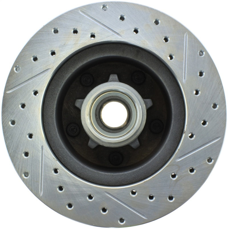 StopTech Select Sport 68-74 Chevrolet Camaro / Chevelle Slotted and Drilled Right Front Rotor