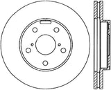 StopTech 92-98 Lexus SC 300 Sport Right Front Slotted Cryo Rotor
