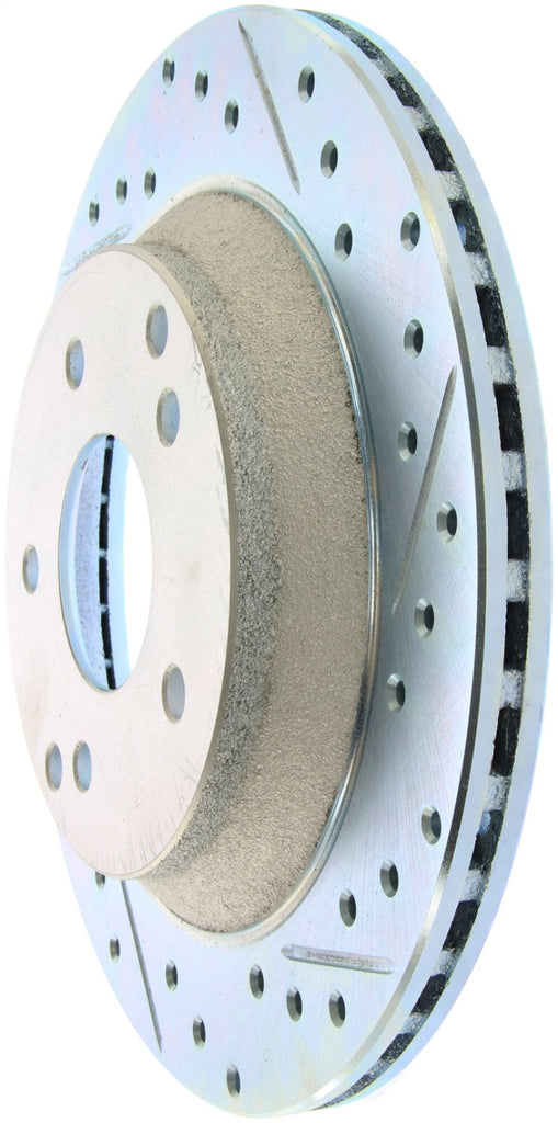 StopTech Select Sport 89-95 Chevrolet Corvette Slotted and Drilled Left Rear Rotor