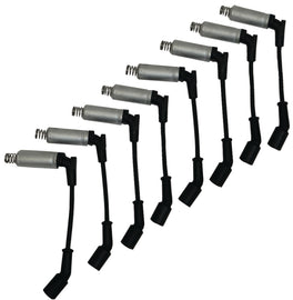 Moroso GM LS Ignition Wire Set - Ultra 40 - Unsleeved - Coil-On - Alum Shielded - 9.75in Wire - Blk