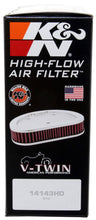 Load image into Gallery viewer, K&amp;N Replacement Air Filter 1.625in H x 7.5in L for Harley-Davidson
