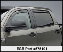 Load image into Gallery viewer, EGR 07+ Toyota Tundra Crewmax In-Channel Window Visors - Set of 4 (575191)