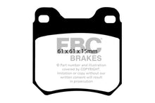 Load image into Gallery viewer, EBC 97-01 Cadillac Catera 3.0 Ultimax2 Rear Brake Pads