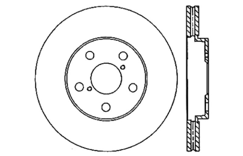 StopTech Slotted & Drilled Sport Brake Rotor