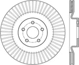 StopTech Sport Slotted 16-18 Ford Focus RS Front Right CRYO Rotor