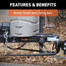 Load image into Gallery viewer, Curt Round Bar Weight Distribution Hitch Kit (10000-14Klbs 31-5/8in Bars)