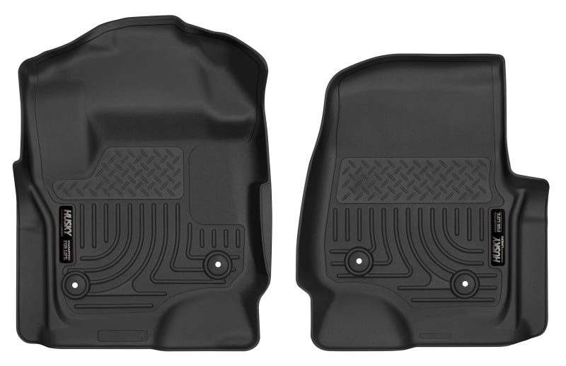Husky Liners 2017 Ford F250 Crew Cab Vinyl X-Act Contour Black Floor Liners - GTR Auto