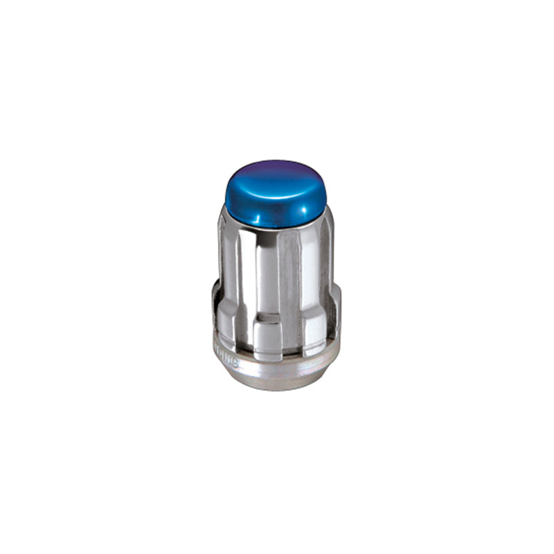 McGard SplineDrive Tuner 5 Lug Install Kit w/Tool (Cone) M12X1.25 / 13/16 Hex / 1.24in. L - Blue Cap