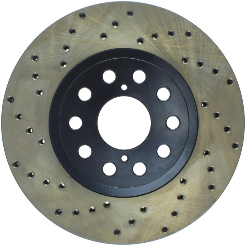 StopTech 5/93-98 Toyota Supra (Exc Turbo) Drilled Right Front Rotor