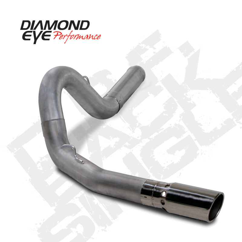 Diamond Eye KIT 5in DPF-BACK SGL SS: 2011-2015 CHEVY 6.6L 2500/3500