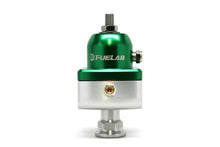 Load image into Gallery viewer, Fuelab 555 High Pressure Adjustable FPR Blocking 25-65 PSI (1) -8AN In (2) -8AN Out - Green