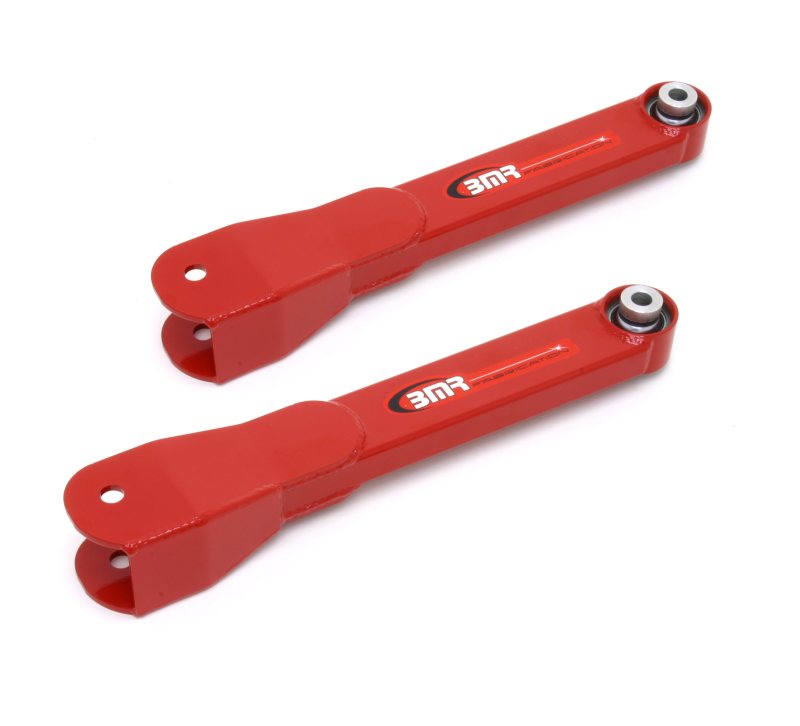 BMR 10-15 5th Gen Camaro Rear Non-Adj. Trailing Arms w/ Spherical Bearings - Red - GTR Auto