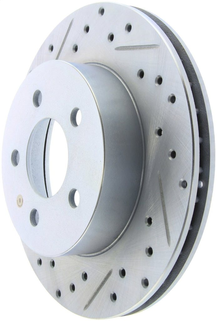 StopTech Select Sport 82-87 Lincoln Continental Sport Slotted & Drilled Right Rear Brake Rotor