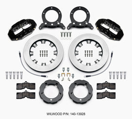 Wilwood D8 Front Hat Kit 12.19in Rotor 76-77 Ford Bronco Dana 44 w/Lines