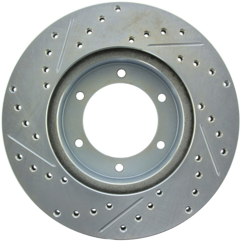 Stoptech 86-09 Toyota 4Runner / Hilux Select Sport Drilled/Slotted Rotor Front Left