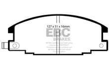 Load image into Gallery viewer, EBC 94-95 Honda Passport 2.6 Greenstuff Front Brake Pads