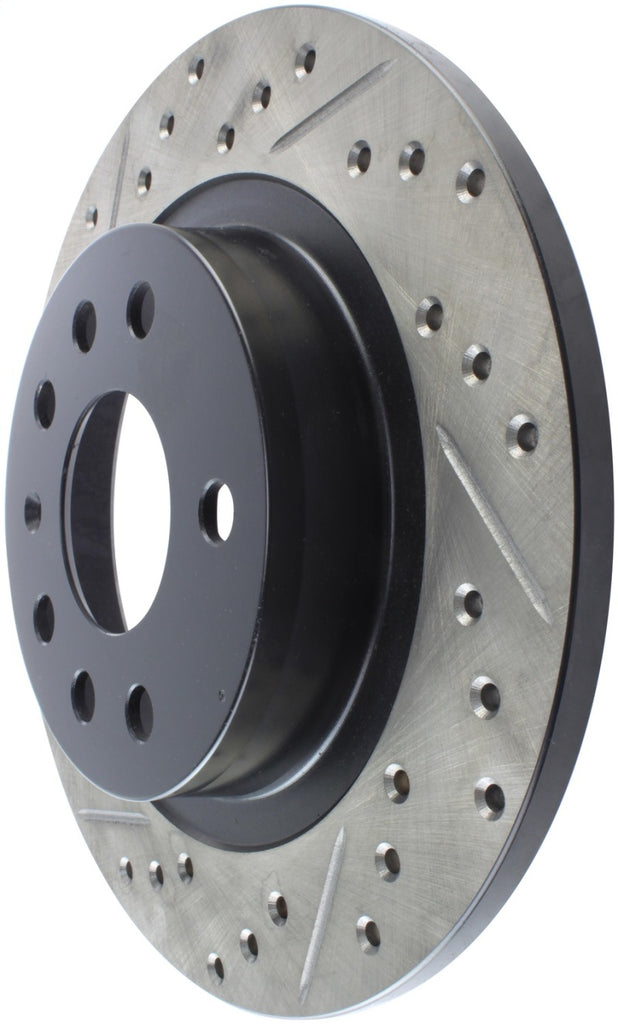 StopTech 03-12 Saab 9-3/9-3X Slotted & Drilled Right Rear Rotor
