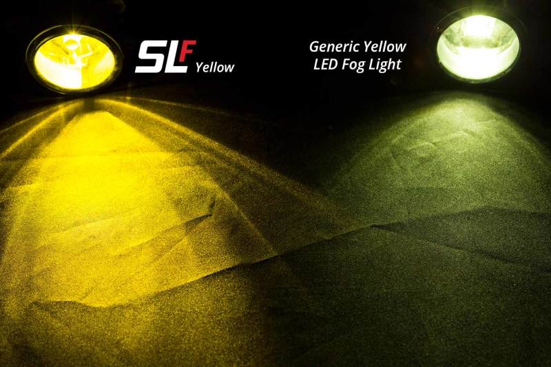 Diode Dynamics H10 SLF LED - Yellow (Pair)