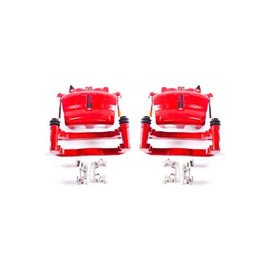 Power Stop 08-16 Buick Enclave Front Red Calipers w/Brackets - Pair