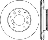 StopTech Power Slot 2003 Mazda Protege  Cryo SportStop Slotted Front Right Rotor