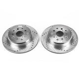 Power Stop 93-97 Lexus GS300 Rear Evolution Drilled & Slotted Rotors - Pair