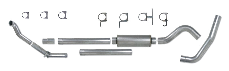 Diamond Eye KIT 4in Turbo Back SGL SS: 94-97 FORD 7.3L F250/F350 PWRSTROKE NFS W/ CARB EQUIV STDS