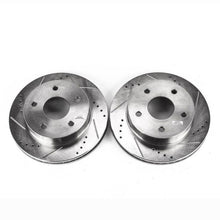 Load image into Gallery viewer, Power Stop 00-01 Dodge Ram 1500 Front Evolution Drilled &amp; Slotted Rotors - Pair