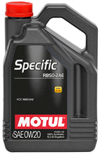 Load image into Gallery viewer, Motul 5L OEM Synthetic Engine Oil ACEA A1/B1 Specific RBS0-2AE 0W20