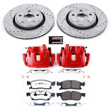 Power Stop 11-12 Jeep Gr& Cherokee Front Z36 Truck & Tow Kit w/Cals