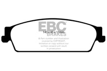 Load image into Gallery viewer, EBC 09-14 Cadillac Escalade 6.0 Hybrid Ultimax2 Rear Brake Pads