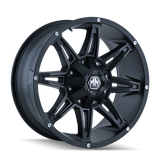 Mayhem 8090 Rampage 22x9.5 / 8x165.1 BP / -6mm Offset / 130.8mm Hub Matte Black Wheel