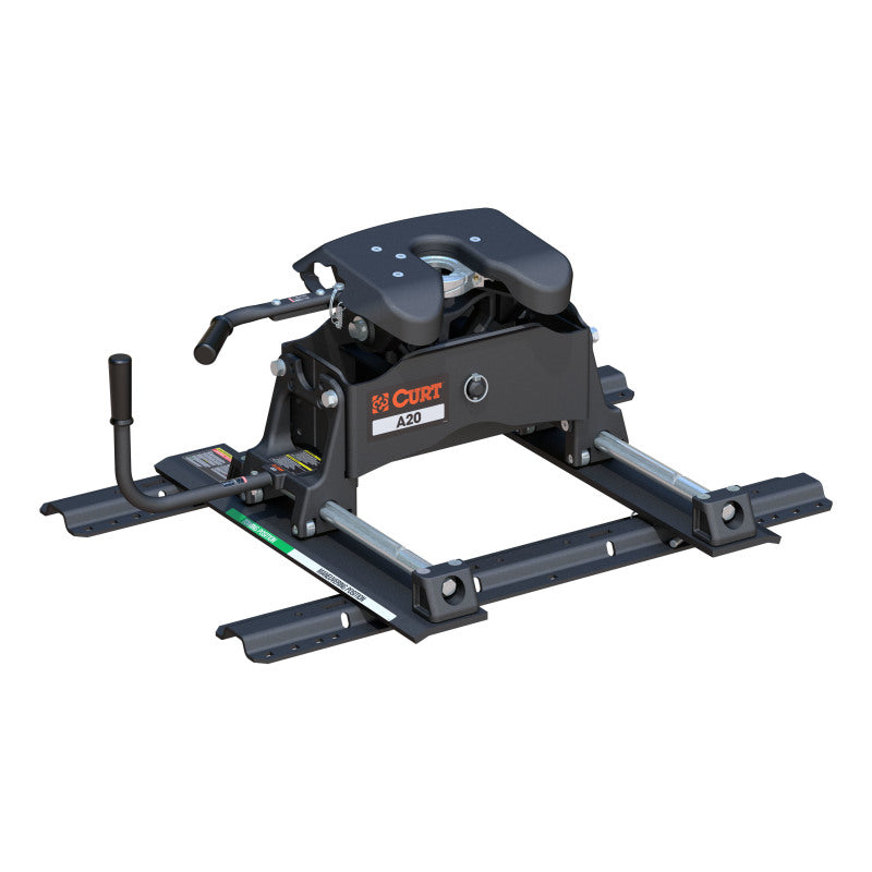 Curt A20 5th Wheel Hitch w/Roller & Rails