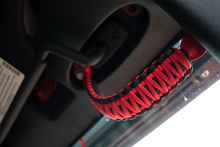 Load image into Gallery viewer, Fishbone Offroad 07-18 Wrangler JK A Pillar Sound Bar Red Paracord Grab Handles