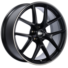 Load image into Gallery viewer, BBS CI-R 20x8 5x112 ET26 Satin Black Polished Rim Protector Wheel -82mm PFS/Clip Required