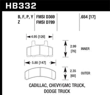 Load image into Gallery viewer, Hawk 1999-2000 Cadillac Escalade HPS 5.0 Front Brake Pads