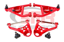 BMR 67-69 1st Gen F-Body Upper And Lower A-Arm Kit - Red - GTR Auto