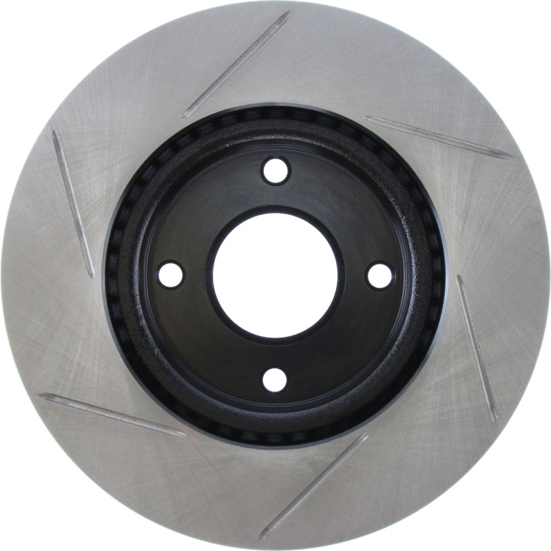 StopTech Power Slot 07-09 Nissan Sentra 2.0L/Versa / 10 Cube SportStop Front Slotted Left Rotor