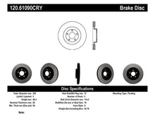 Load image into Gallery viewer, StopTech 07-15 Ford Edge/Lincoln MKX Cryo-Stop Front Premium Rotor