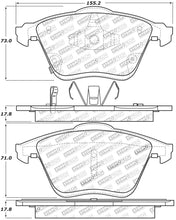 Load image into Gallery viewer, StopTech Performance 06-07 Mazda 6 Front Brake Pads